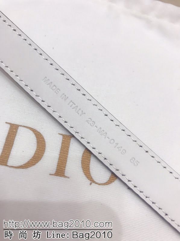 Dior女士腰帶 迪奧經典復古小字母牛皮腰帶  jjp1216